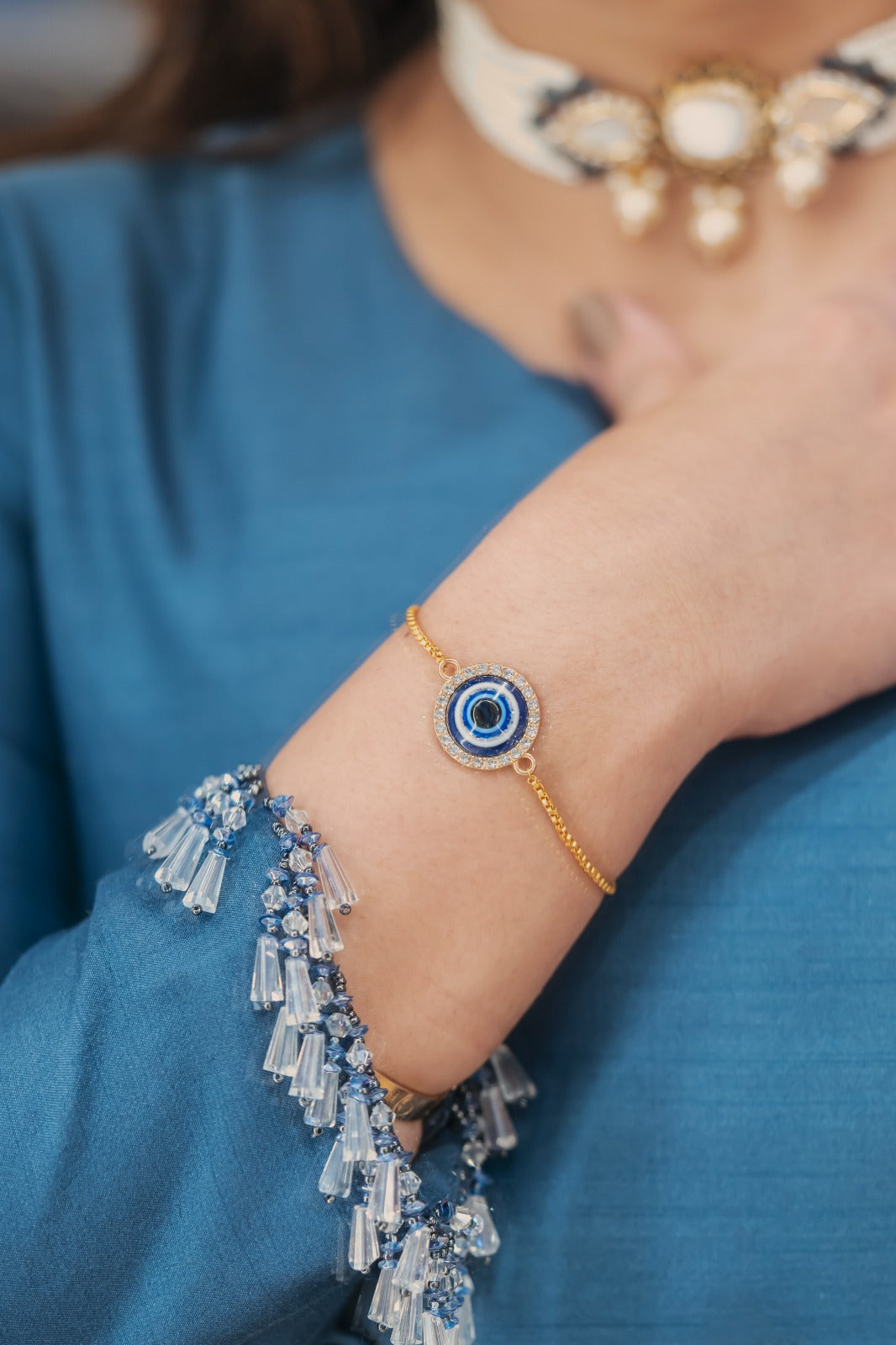 Evil Eye Rakhi (Restricted to deliveries in India and Singapore)