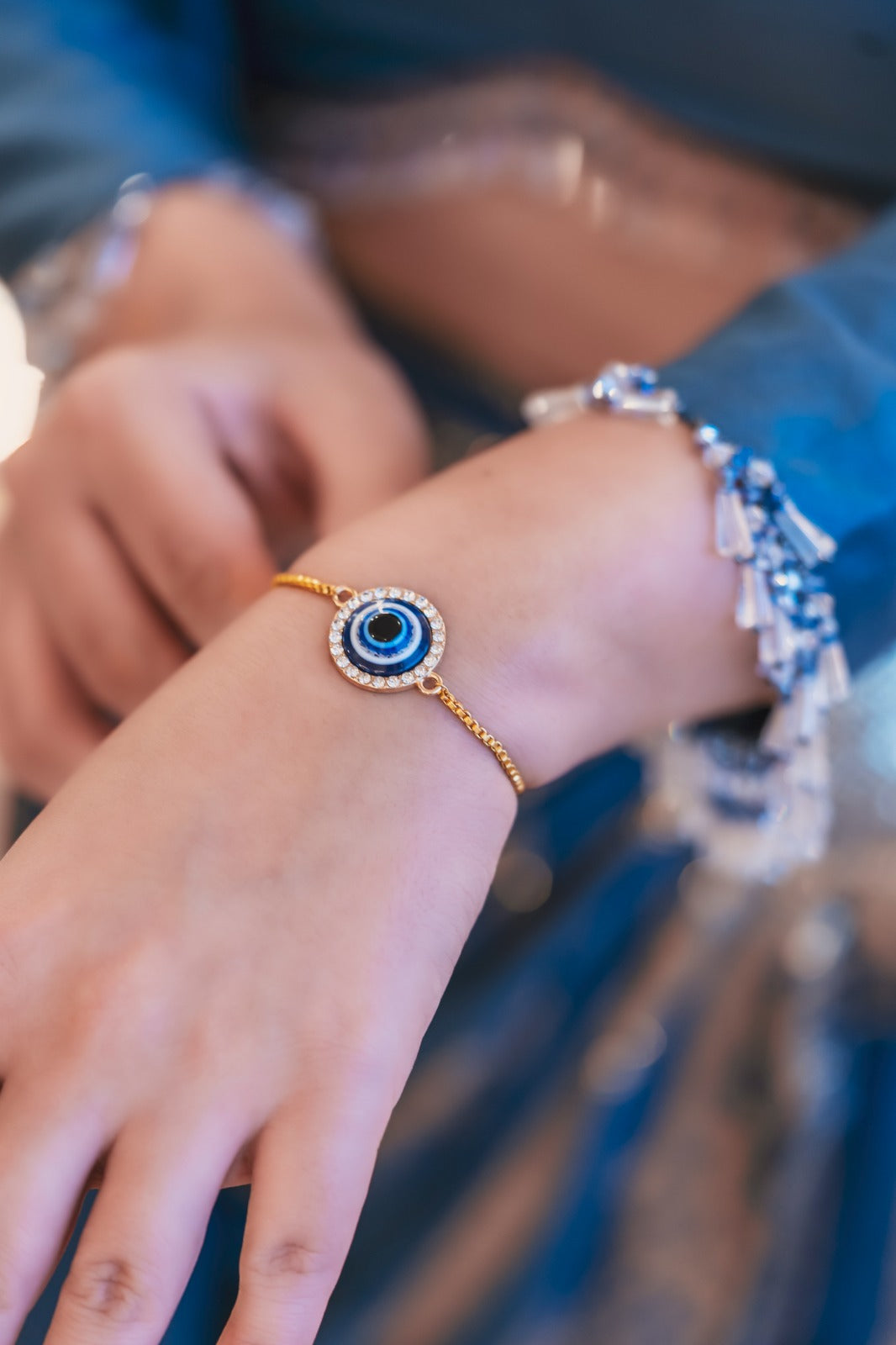 Evil Eye Rakhi (Restricted to deliveries in India and Singapore)